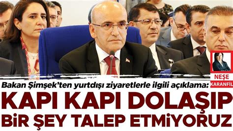 Bakan Mehmet Şimşek: Kapı kapı dolaşıp para istemedik
